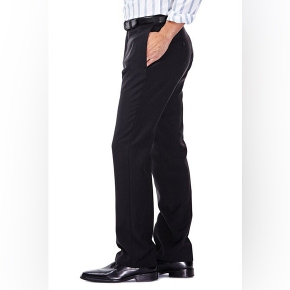 Haggar E-CLO Classic Fit Stretch Fabric Dress Pant - Picture 2 of 5